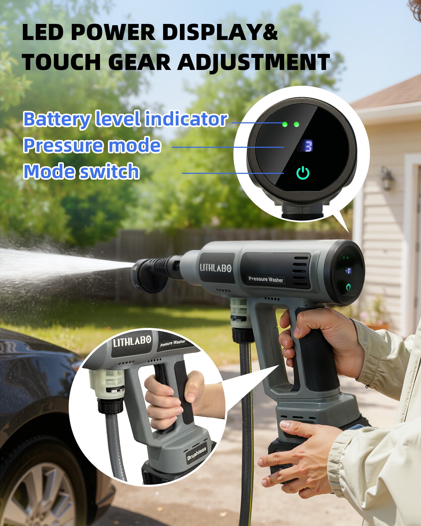 Kabelloser Hochdruckreiniger