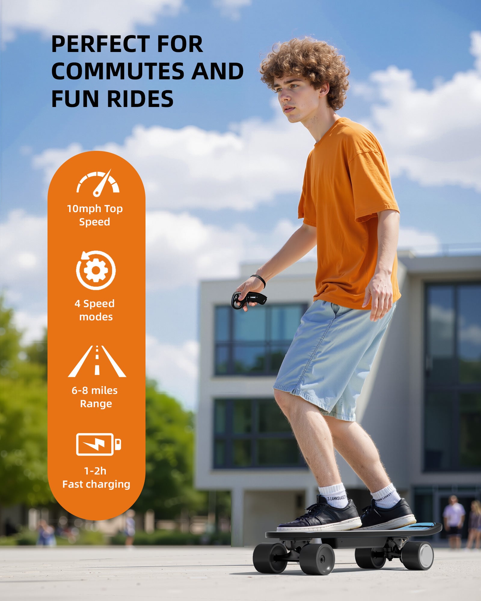 EBOSSOM Electric Skateboard 27"