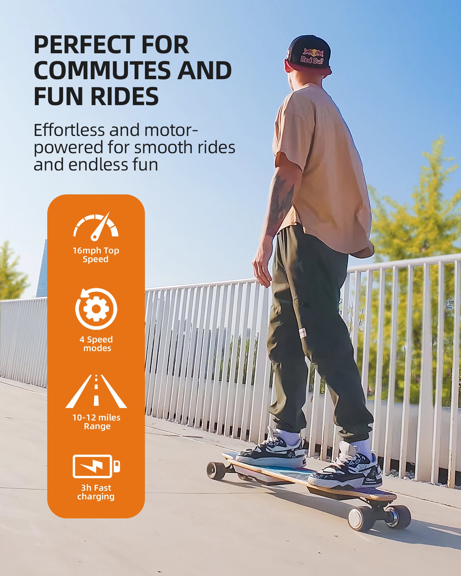 EBOSSOM Electric Skateboard 37"