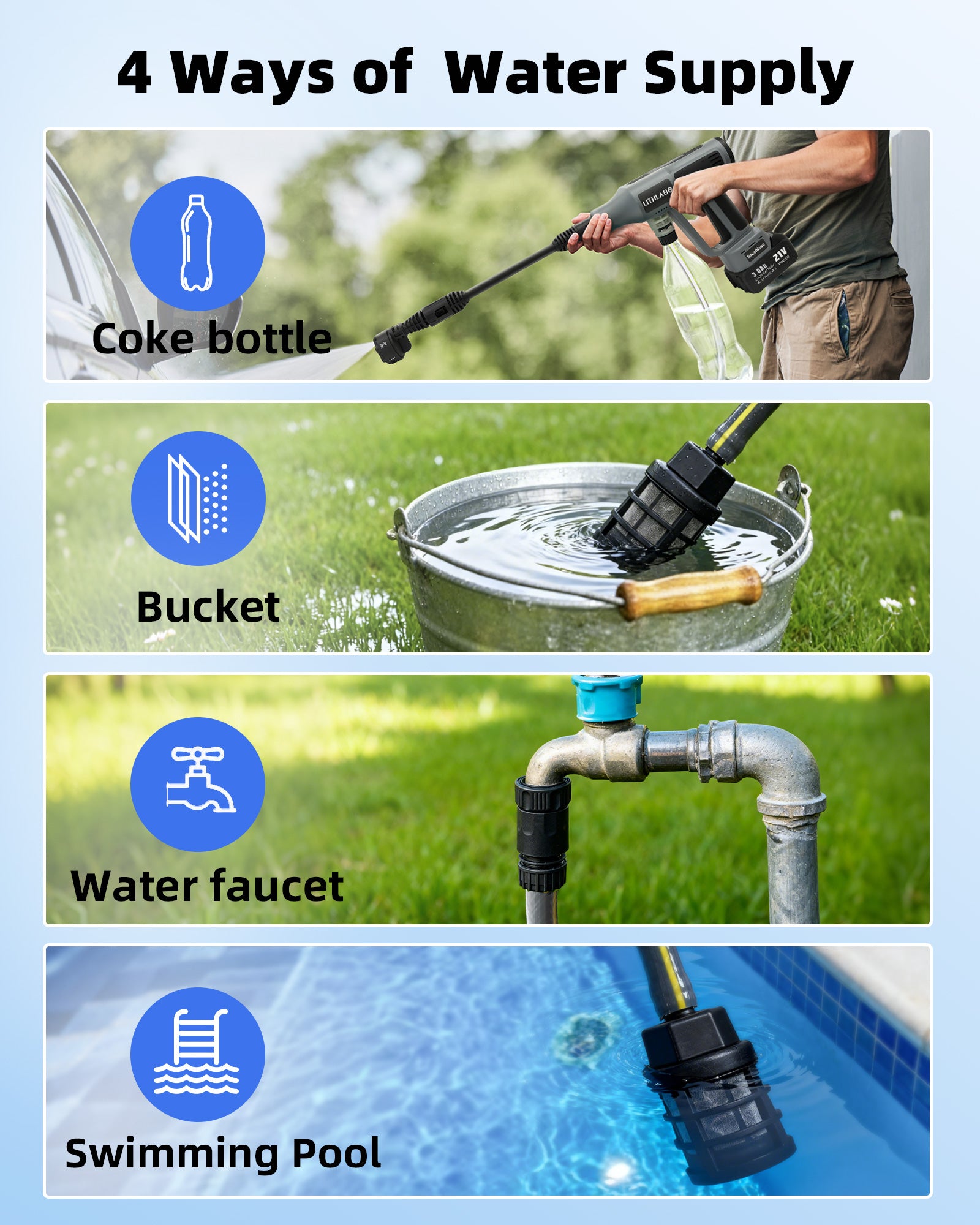 Kabelloser Hochdruckreiniger