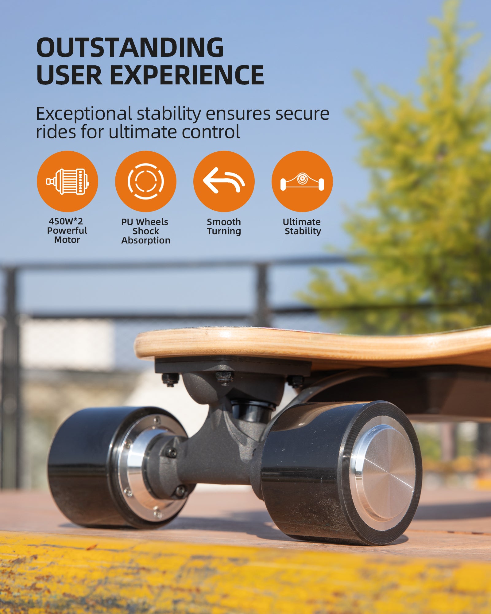 EBOSSOM Electric Skateboard 37"