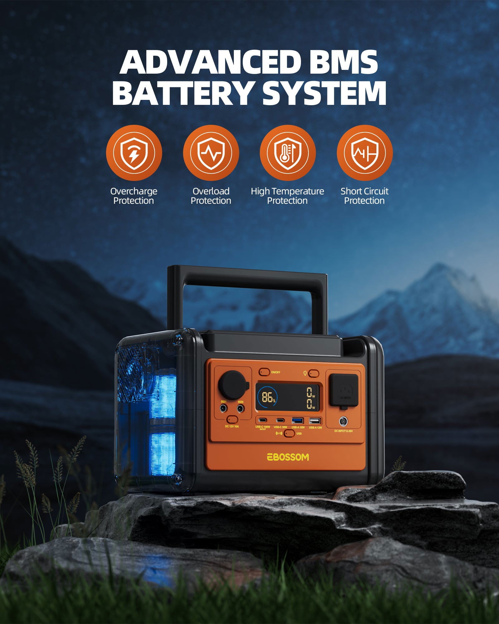 EBOSSOM Portable Power Station P300 Pro - EBOSSOM