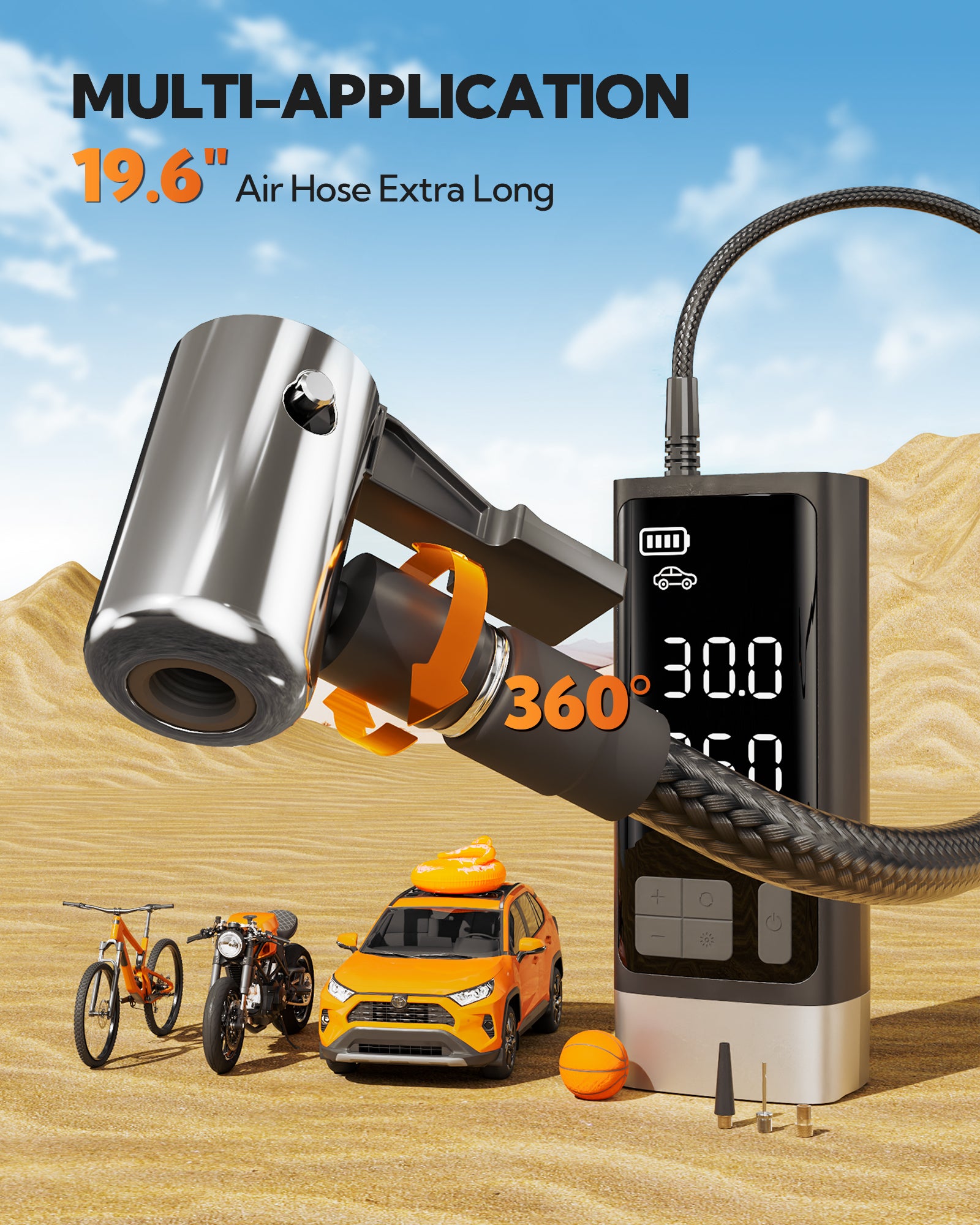Tire Inflator Luxe X8 Portable Air Compressor