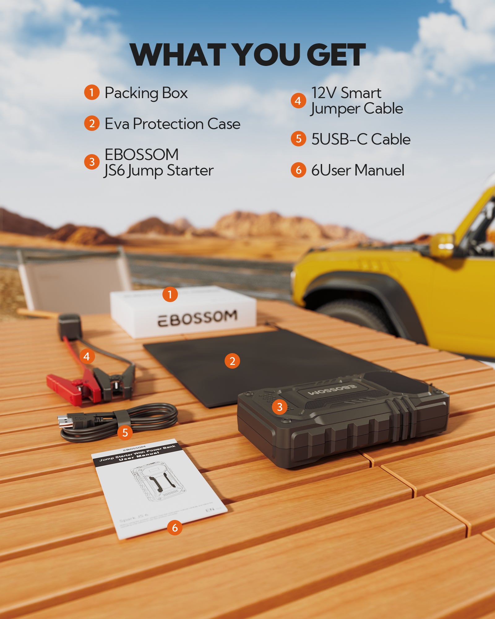 Starthilfe Powerbank für PKW 44,4Wh, Jump Starter Auto 12000mAh Auto-Starthilfe für 12V Fahrzeuge, Starterbatterie-Booster mit LED, Ladegerät Autobatterie mit Starthilfekabel, Überbrückungsgerät