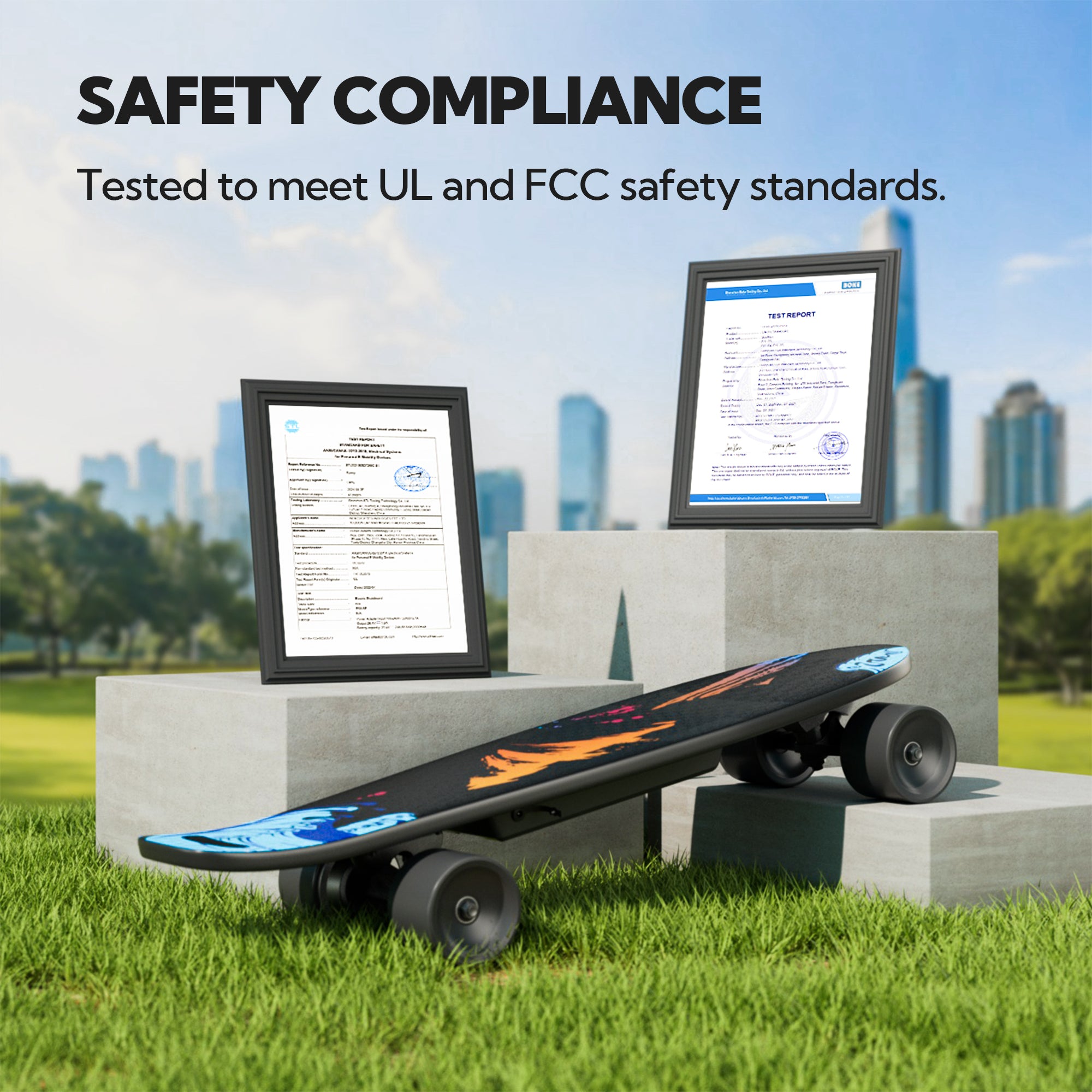 EBOSSOM Electric Skateboard 27"